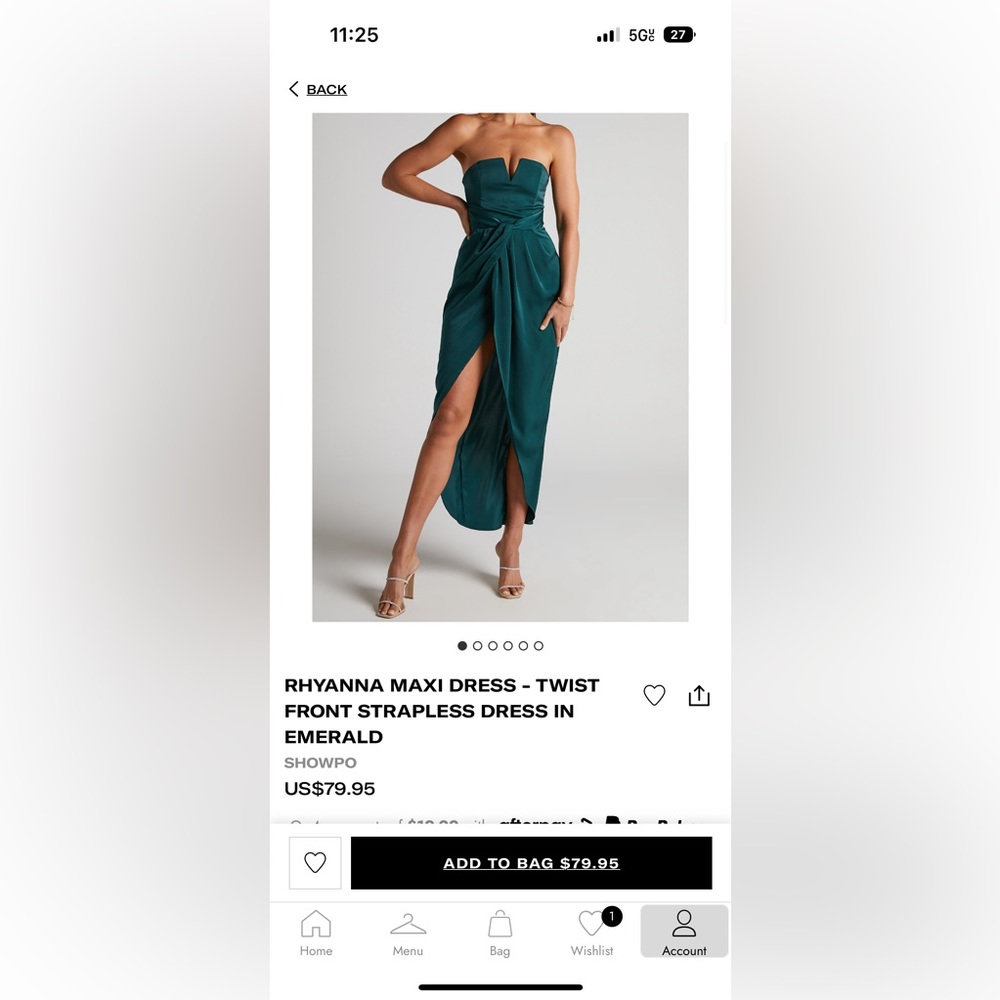 Wore this dress once to a wedding love the dress is like brand new